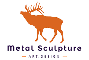 Mirror sculpture logo